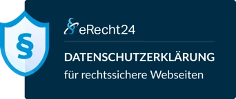eRecht24-Siegel: Datenschutzerklärung für rechtssichere Webseiten